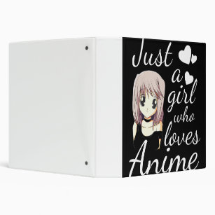 just a girl who loves anime cute cosplay out binder