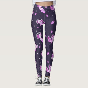 Just a Girl Who Loves Axolotls Axolotl Spaceman Leggings