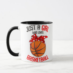 Just a Girl who Loves Basketball Girl Mug
