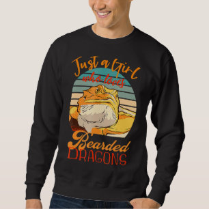 Just A Girl Who Loves Bearded Dragons Designs 1 Sweatshirt