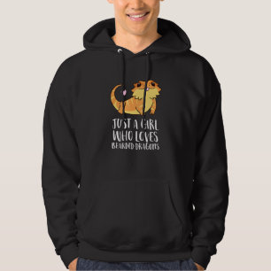 Just A Girl Who Loves Bearded Dragons Lizard Repti Hoodie