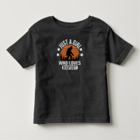 Just A Girl Who Loves Bigfoot Funny Sasquatch