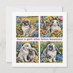 Just a girl who loves bunnies