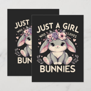 Just A Girl Who Loves Bunnies Announcement