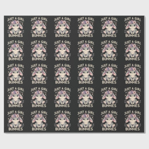 Just A Girl Who Loves Bunnies Wrapping Paper