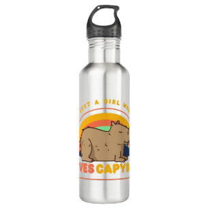 Just a Girl Who Loves Capybaras 710 Ml Water Bottle