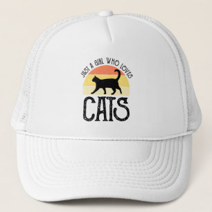 Just A Girl Who Loves Cats Trucker Hat