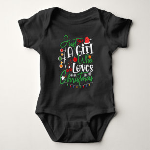 Just A Girl Who Loves Christmas-64714 Baby Bodysuit