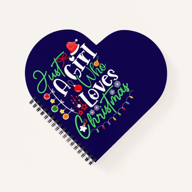 Just A Girl Who Loves Christmas-64714 Notebook (Front)