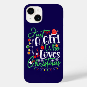 Just A Girl Who Loves Christmas Case-Mate iPhone 14 Case
