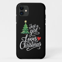 Just A Girl Who Loves Christmas Tree Family Gift