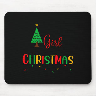 Just A Girl Who Loves Christmas, Women, Girls, Kid Mouse Pad