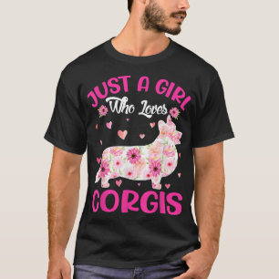 Just A Girl Who Loves Corgis Mother's Day T-Shirt