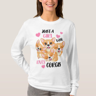 Just a Girl who Loves Corgis T-Shirt