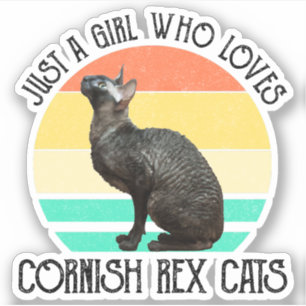 Just A Girl Who Loves Cornish Rex Cats