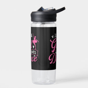 Just A Girl Who Loves Dance - Dancer Dancing Lover Water Bottle
