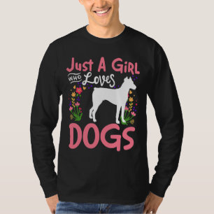 Just A Girl Who Loves Dogs Doberman 289 T-Shirt