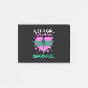 Just A Girl Who Loves Dragonflies Post-it Notes