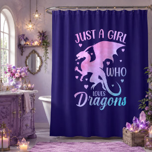 Just A Girl Who Loves Dragons - Fantasy Dragon