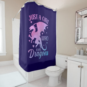 Just A Girl Who Loves Dragons - Fantasy Dragon