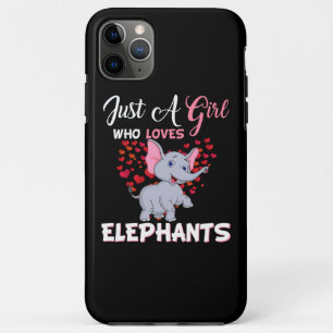Just A Girl Who Loves Elephants Gifts iPhone 11 Pro Max Case