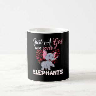 Just A Girl Who Loves Elephants Gifts Coffee Mug