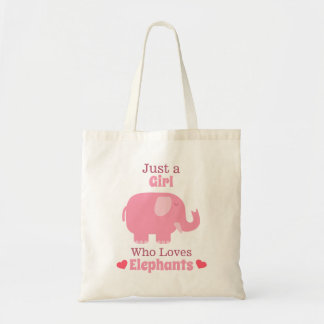 Just A Girl Who Loves Elephants Tote Bag