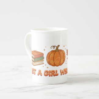 Just a Girl Who Loves Fall - Autumn Lover Bone China Mug