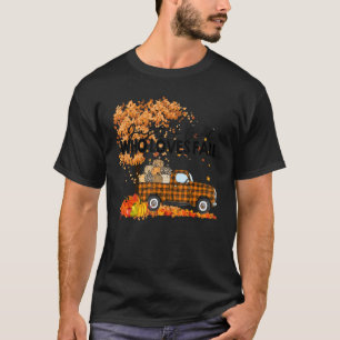 Just A Girl Who Loves Fall Autumn Vintage Pumpkin  T-Shirt