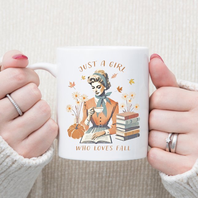 Just a Girl Who Loves Fall Coffee Mug (Creator Uploaded)