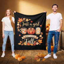 Just A Girl Who Loves Fall Season Coffee Autumn