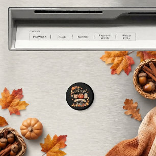 Just A Girl Who Loves Fall Season Coffee Autumn Magnet