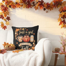 Just A Girl Who Loves Fall Season Coffee Autumn