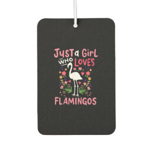 Just A Girl Who Loves Flamingo Air Freshener