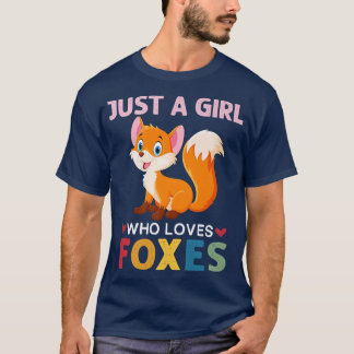 Just a Girl Who Loves Foes Vintage Fo Graphic Girl T-Shirt