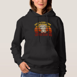 Just A Girl Who Loves Foxes Cute Animals For Girls Hoodie