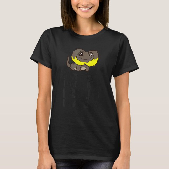 Just A Girl Who Loves Frilled Dragons T-Shirt (Front)