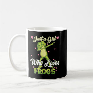 Just a Girl Who Loves Frogs Amphibians Funny Dab F Coffee Mug