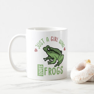 Just a girl who loves frogs Frog lover gifts Coffee Mug