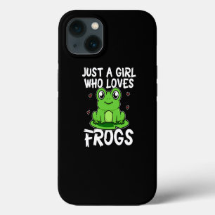 Just A Girl Who Loves Frogs Green Frog Costume iPhone 13 Case