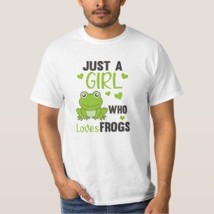 Just A Girl Who Loves Frogs Sweet Frog T-Shirt