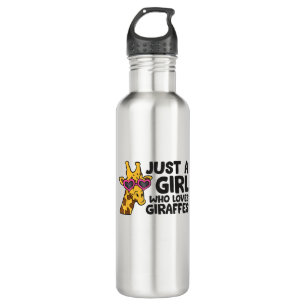 Just a Girl Who Loves Giraffes _3 710 Ml Water Bottle