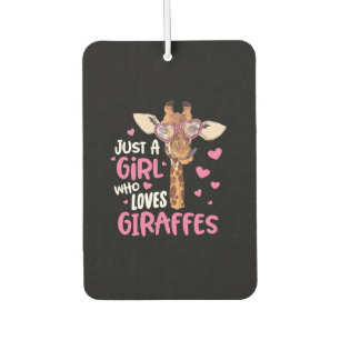 Just A Girl Who Loves Giraffes Air Freshener