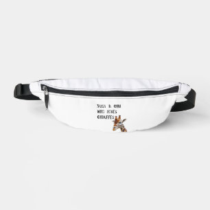 Just A Girl Who Loves Giraffes Cute Animal Giraffe Fanny Pack