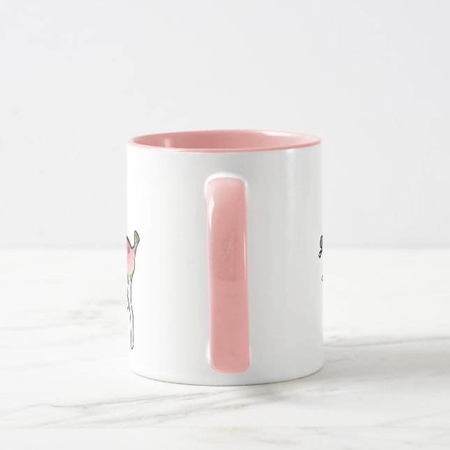 Just A Girl Who Loves Goats Coffee Mug (Handle)