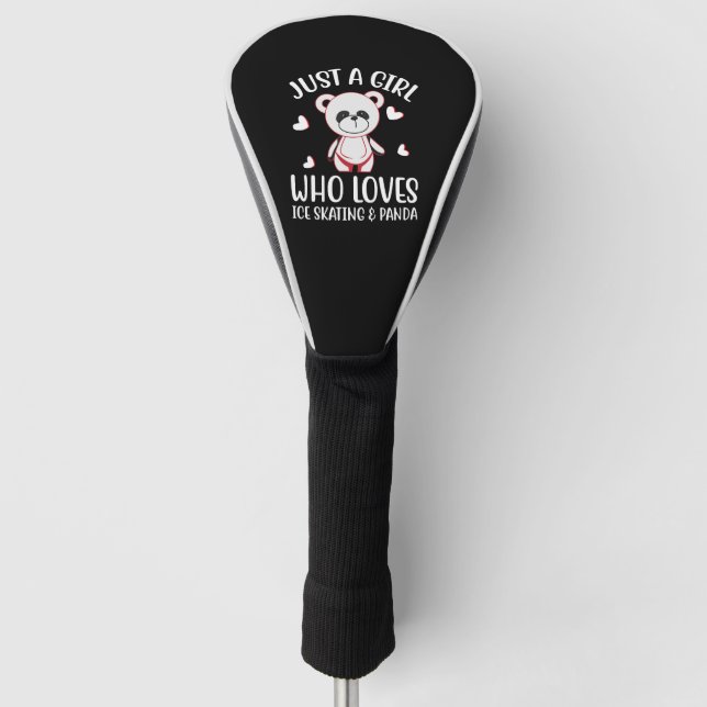 Just a Girl Who Loves Golf Head Cover (Front)