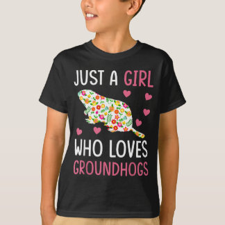 Just A Girl Who Loves Groundhog Day  T-Shirt