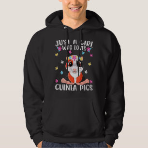 Just A Girl Who Loves Guinea Pigs Cute Guinea Pig Hoodie
