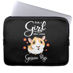 Just A Girl Who Loves Guinea Pigs Laptop Sleeve