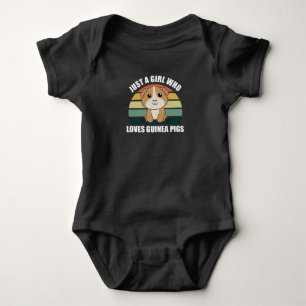 Just A Girl who Loves Guinea Pigs - Sweet Guinea Baby Bodysuit
